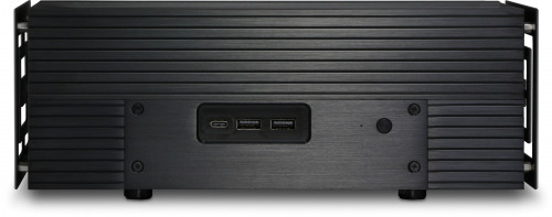 Front: one USB 3.2 Type-C, two USB 3.2 ports and 3.5mm audio port.